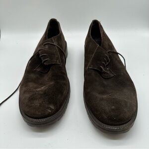 Banana Republic Dark Brown Suede Oxfords 12